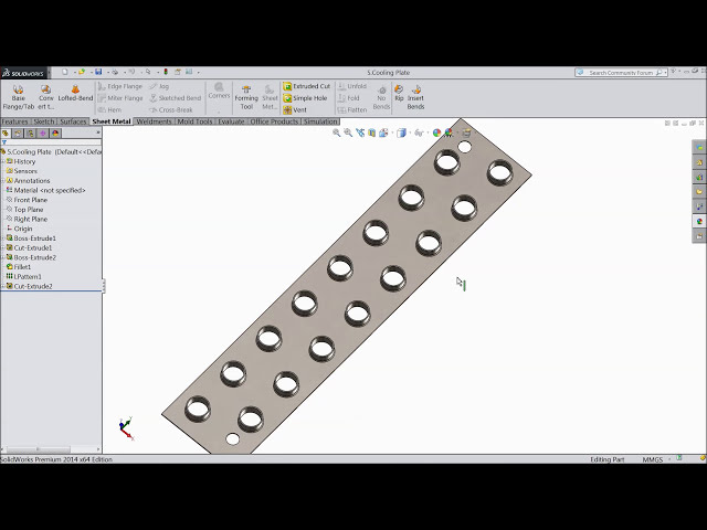 فیلم آموزشی: آموزش Solidworks | مبدل حرارتی Sketch Aircondition در Solidworks با زیرنویس فارسی