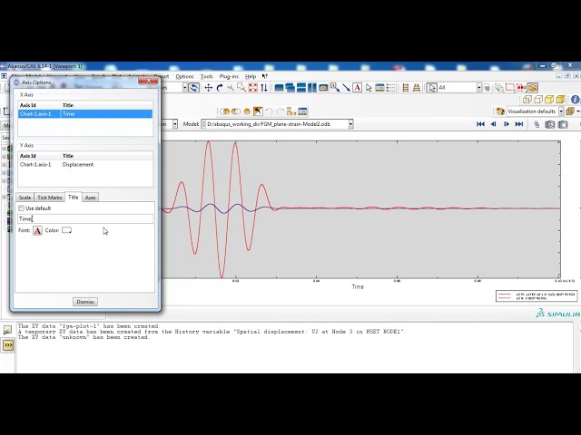 فیلم آموزشی: پردازش پست در ABAQUS (قسمت 6/7): نمودار رسم از مدل های مختلف (فایل های ODB)