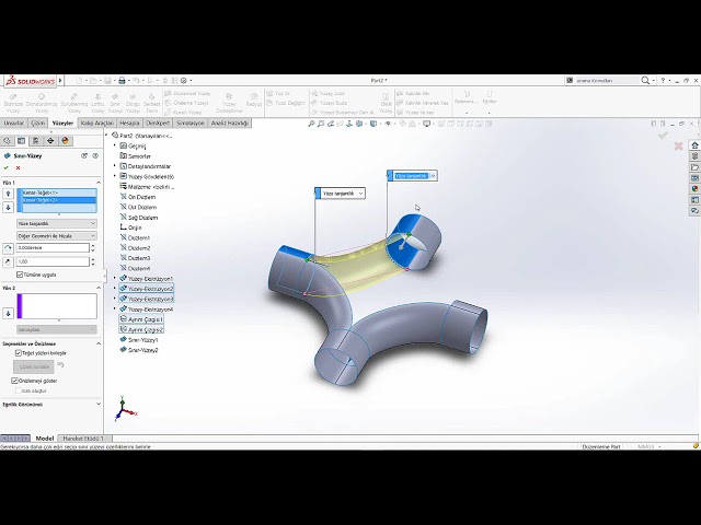 فیلم آموزشی: SolidWorks Border & Infill Surface