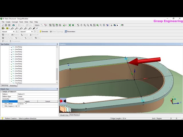 فیلم آموزشی: مدلسازی نازل شکل مستطیلی (Obround) با استفاده از ANSYS Design Modeler