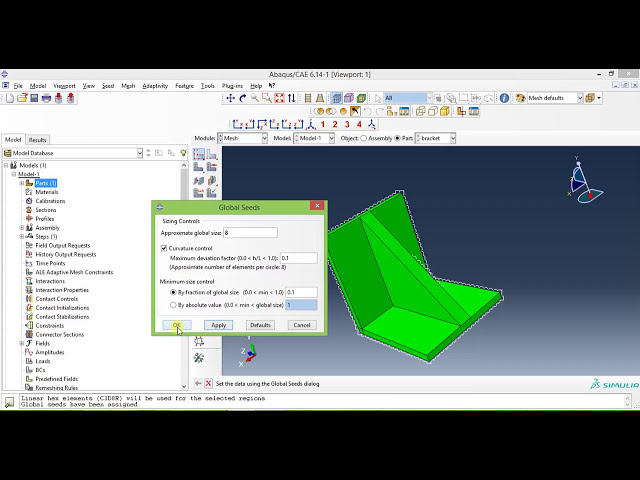 فیلم آموزشی: آموزش مش بندی Abaqus - مش بندی قسمت جامد سه بعدی در آباکوس با استفاده از عنصر هگزا