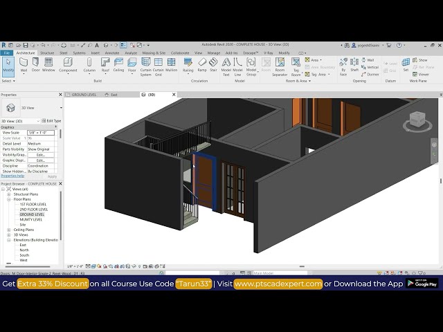 فیلم آموزشی: طراحی خانه در Revit Architecture قسمت - 1