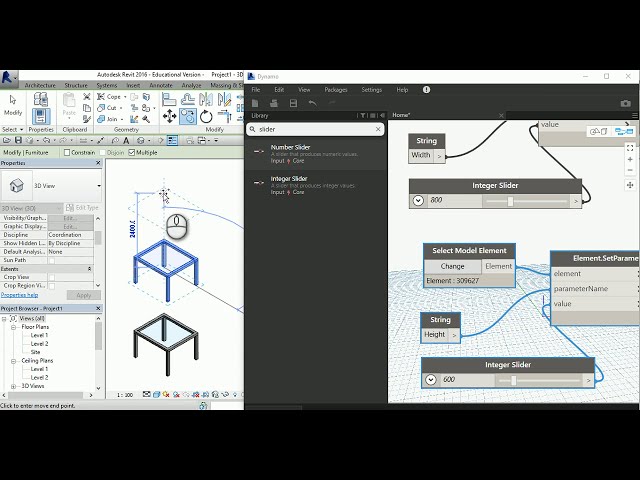 فیلم آموزشی: کنترل پارامترهای جدول Revit با Dynamo با زیرنویس فارسی