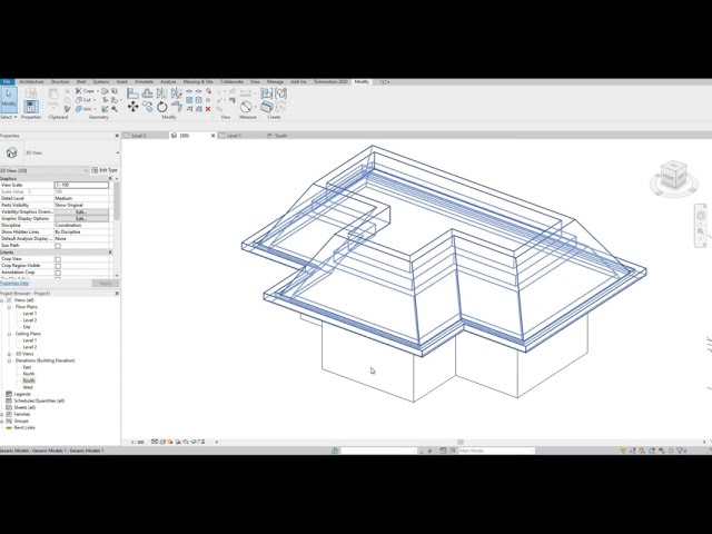 فیلم آموزشی: نحوه ایجاد سقف پاراپتی ​​شیبدار در Revit | آموزش Revit | نکات و ترفندها با زیرنویس فارسی