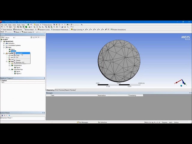 فیلم آموزشی: تجزیه و تحلیل حرارتی گذرا یک کره با استفاده از میز کار ANSYS