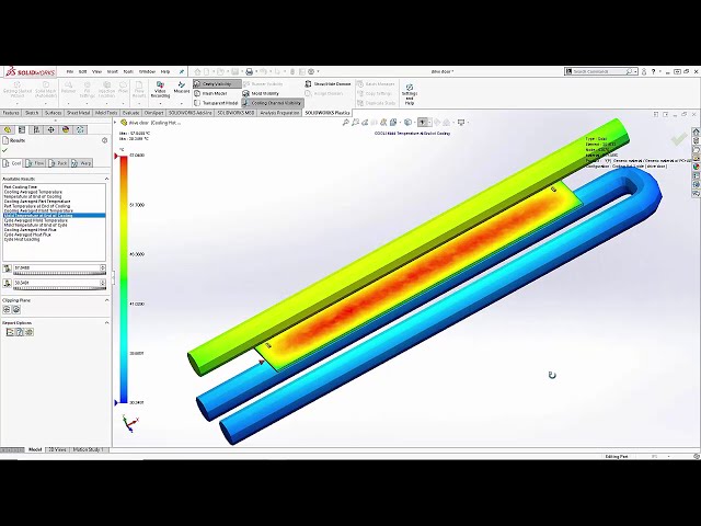 فیلم آموزشی: SOLIDWORKS Plastics - Plastic Part Warpage با زیرنویس فارسی