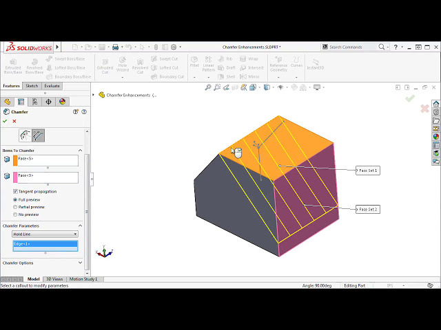 فیلم آموزشی: به‌روزرسانی‌های SOLIDWORKS 2017 ارتقاء چمفر با زیرنویس فارسی