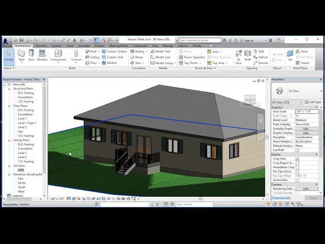 فیلم آموزشی: سایدینگ و کرکره Revit با زیرنویس فارسی