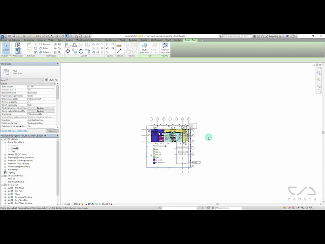 فیلم آموزشی: Revit tutorial EN - Lesson 8.2 Trim range. [CADACH.PL]