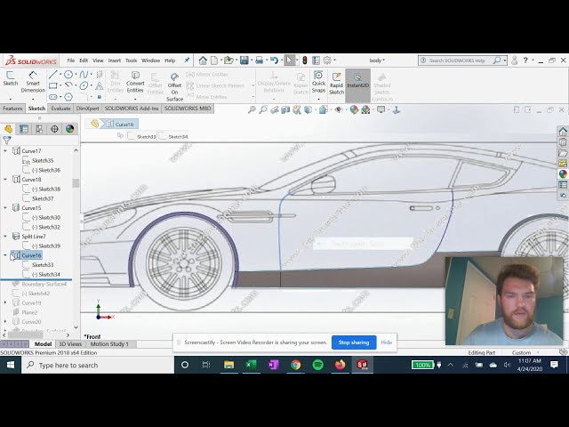 فیلم آموزشی: آموزش Solidworks | Aston Martin DB9 Part 1 با زیرنویس فارسی