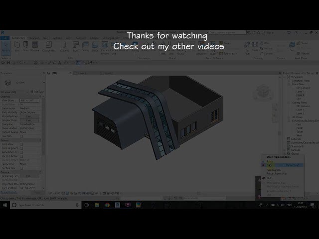 فیلم آموزشی: Revit Complete Project #16 | خانه مدرن در Revit آموزش کامل قسمت 1