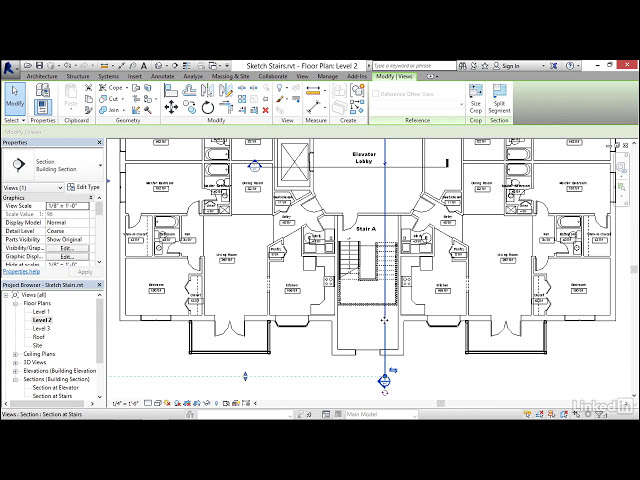 فیلم آموزشی: آموزش Revit - کار با پله با زیرنویس فارسی