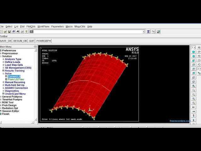 فیلم آموزشی: تجزیه و تحلیل غیر خطی پوسته سقف منحنی در ANSYS APDL - Prashant Patil - Prashant Patil