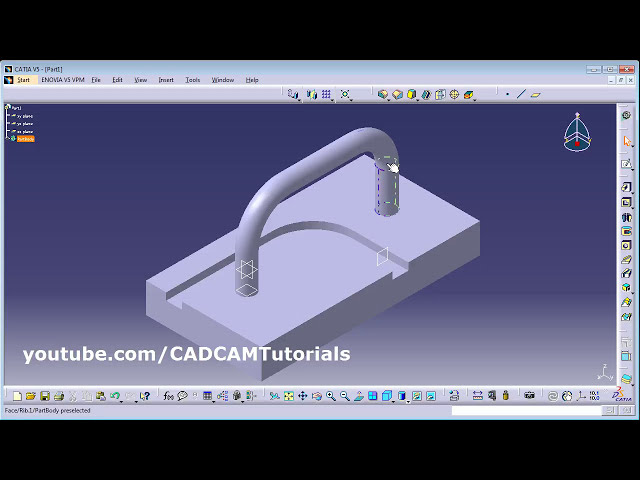 فیلم آموزشی: آموزش CATIA برای مبتدیان - 9 | آموزش دستور CATIA Rib and Slot