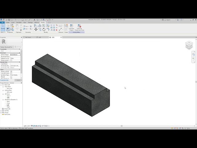 فیلم آموزشی: Revit Precast Inverted T خانواده با زیرنویس فارسی