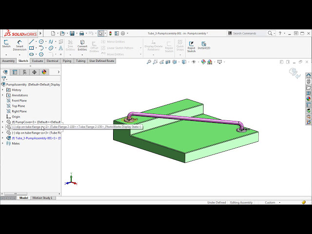 فیلم آموزشی: یک مسیر از اجزای موجود در SOLIDWORKS 2016 شروع کنید با زیرنویس فارسی