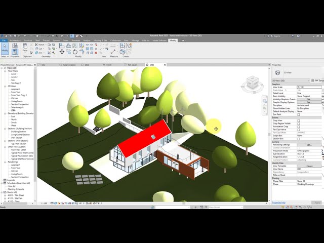 فیلم آموزشی: Revit Snippet: با 4 شعاع مستقل، درختان حباب ایجاد کنید! با زیرنویس فارسی