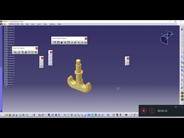 فیلم آموزشی: آموزش CATIA | قطعات | تبدیل فایل های STP، IGS به فرمت های فایل پارت CATIA با زیرنویس فارسی