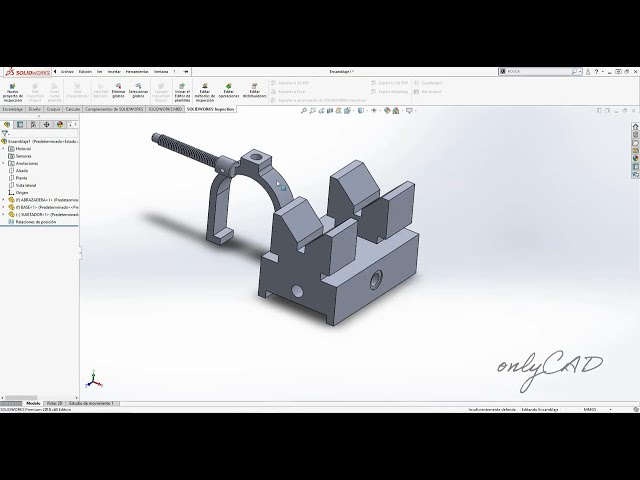 فیلم آموزشی: مدل سازی و مونتاژ SOLIDWORKS DOUBLE V BLOCK با زیرنویس فارسی