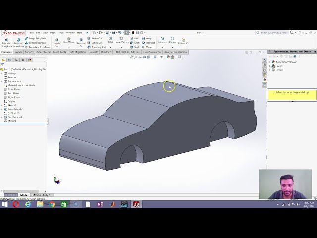 فیلم آموزشی: طراحی خودرو در Solidworks| نحوه طراحی ماشین در Solidworks | طراحی خودرو با زیرنویس فارسی