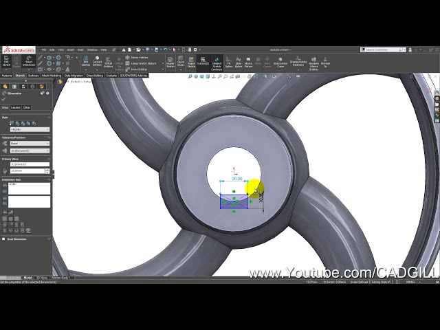 فیلم آموزشی: فیلم آموزشی قرقره چدن جامد SolidWorks با زیرنویس فارسی