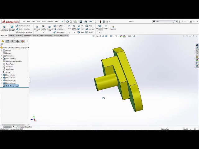 فیلم آموزشی: نحوه چرخش قطعه در SOLIDWORKS با زیرنویس فارسی