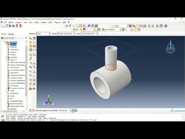 فیلم آموزشی: آموزش Abaqus 2 (مدل خزش لوله) با زیرنویس فارسی