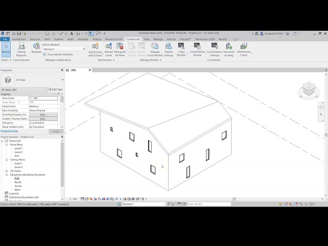 فیلم آموزشی: BIM 360 - نحوه شروع همکاری ابری در پروژه Revit با زیرنویس فارسی