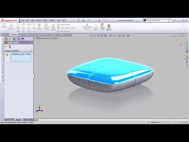 فیلم آموزشی: SolidWorks 201 - طراحی یک کنترل از راه دور در SolidWorks با زیرنویس فارسی