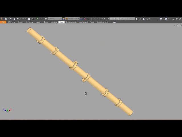 فیلم آموزشی: میل بادامک || آموزش Autodesk Inventor