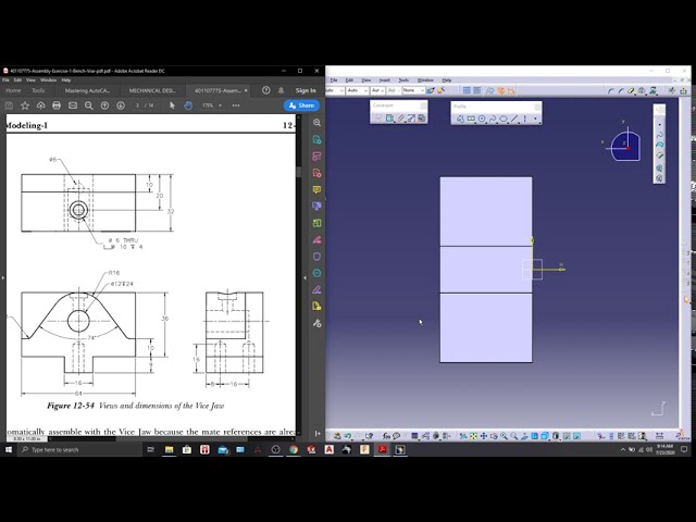 فیلم آموزشی: CATIA V5 - طراحی و مونتاژ معاون نیمکت