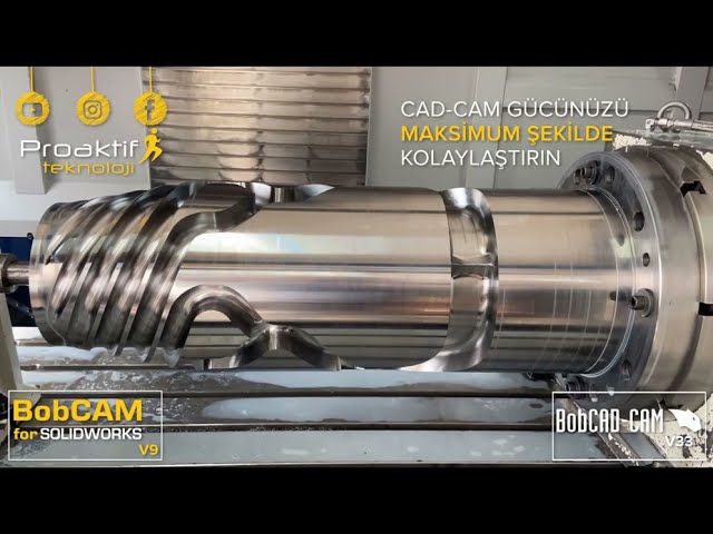 فیلم آموزشی: BobCAM برای SolidWorks V9، 9 برابر سریعتر در 4 محور با زیرنویس فارسی