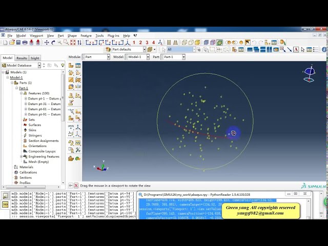 فیلم آموزشی: Abaqus Python نحوه ایجاد نقاط تصادفی با اسکریپت پایتون با زیرنویس فارسی