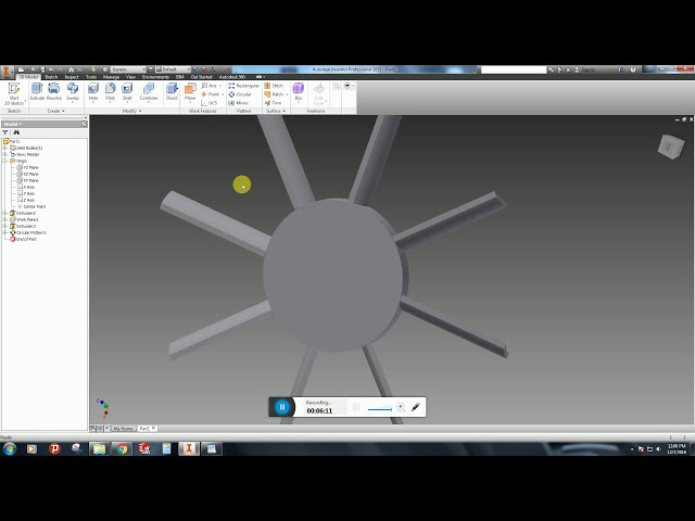 فیلم آموزشی: نحوه طراحی پره های توربین در Autodesk Inventor