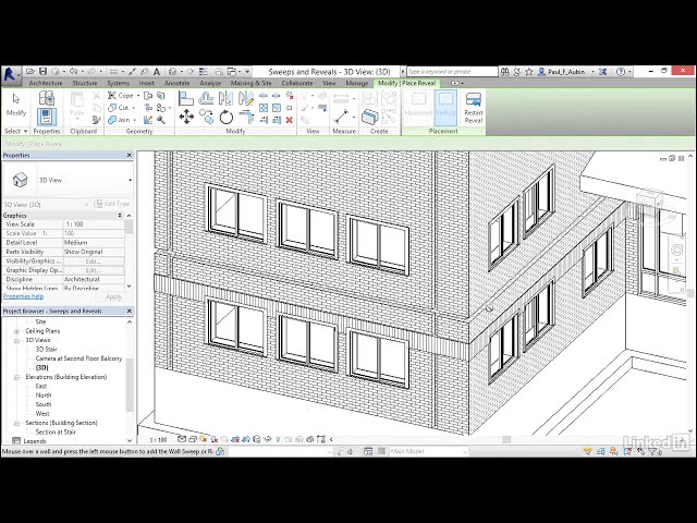 فیلم آموزشی: 34) ایجاد جارو و نمای دیوار (REVIT 2017) با زیرنویس فارسی