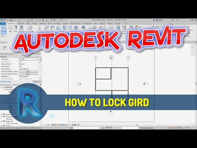 فیلم آموزشی: آموزش Revit How To Lock Grids با زیرنویس فارسی