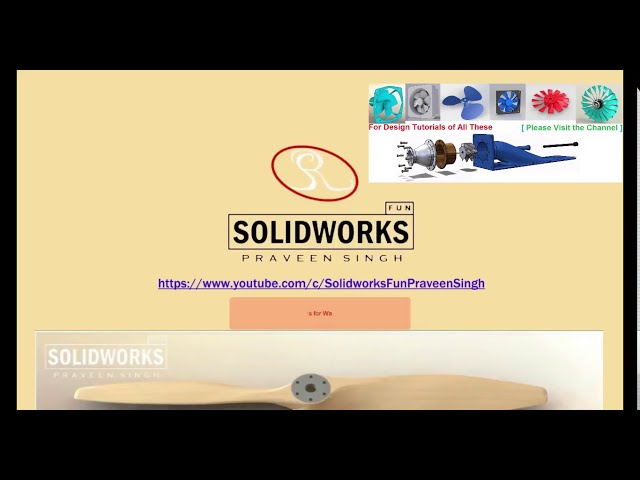 فیلم آموزشی: آموزش Solidworks: EDF inrunner Fan Design/Solid Modeling با زیرنویس فارسی