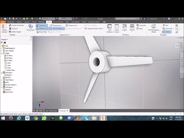 فیلم آموزشی: مدل سازی/طراحی پایه پروانه در Autodesk Inventor