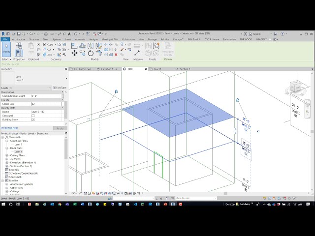 فیلم آموزشی: Revit | سطوح | گستره ها با زیرنویس فارسی