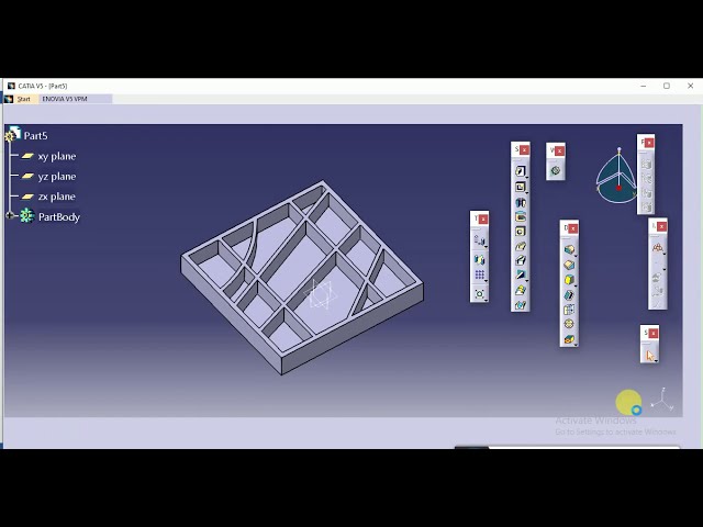 فیلم آموزشی: نحوه استفاده از سفت کننده || نحوه استفاده از ترکیب جامد در آموزش CATIA V5 16