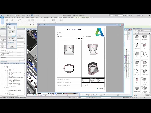 فیلم آموزشی: ویژگی جدید Revit 2018.1 - گزارش ها و کاربرگ های ساخت