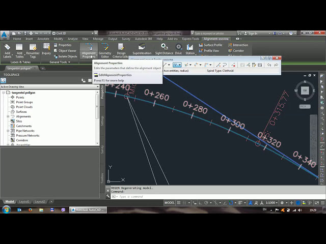 فیلم آموزشی: استفاده از Autocad Civil 3D در ژئودزی - ایجاد یک محور جاده ای با زیرنویس فارسی