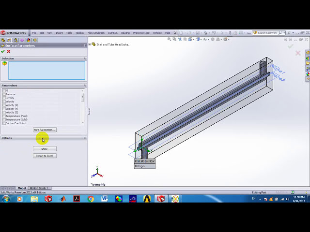 فیلم آموزشی: شبیه سازی CFD مبدل حرارتی توسط برنامه SolidWorks