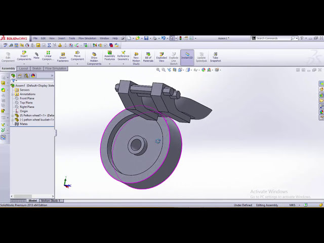 فیلم آموزشی: نحوه ساخت یک چرخ پلتون در solidworks (آسان) با زیرنویس فارسی