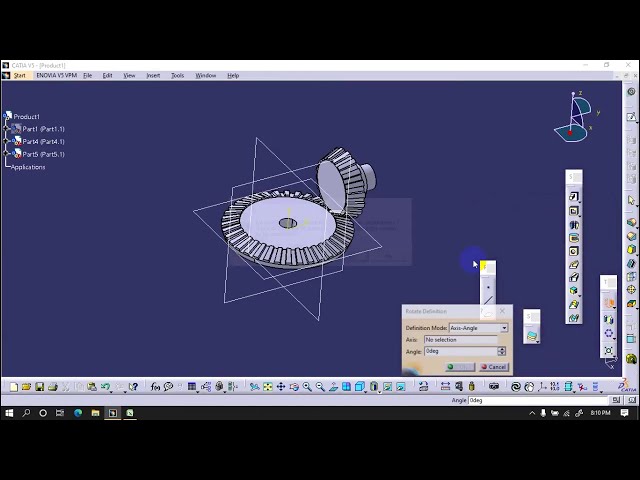 فیلم آموزشی: مدل سازی دنده های دیفرانسیل در Catia V5 با زیرنویس فارسی