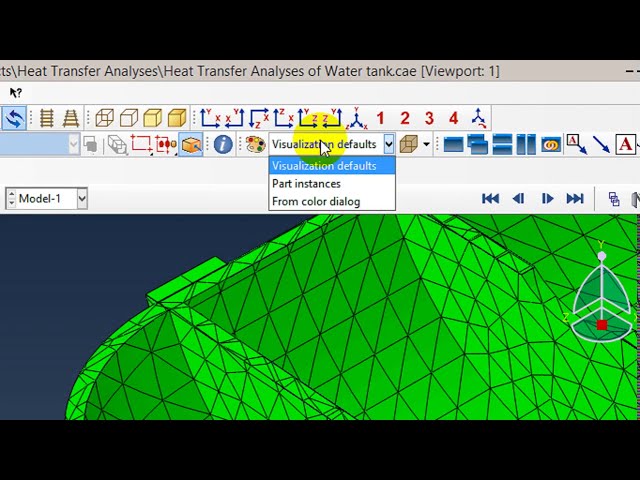 فیلم آموزشی: نمایش Mesh In Section Cut Manager در ABAQUS