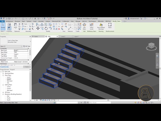 فیلم آموزشی: نمودار اجزای سایت در آموزش Revit با زیرنویس فارسی