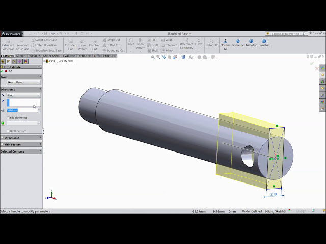 فیلم آموزشی: آموزش SolidWorks موتور استرلینگ عمودی 16.میله پیستون با زیرنویس فارسی