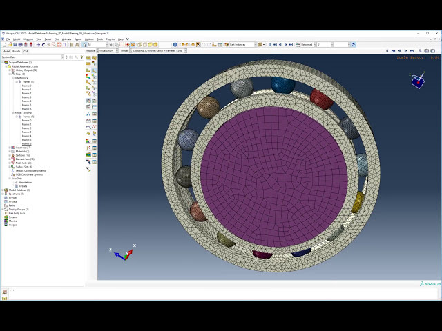 فیلم آموزشی: تجزیه و تحلیل تماس بلبرینگ با استفاده از Abaqus 2017