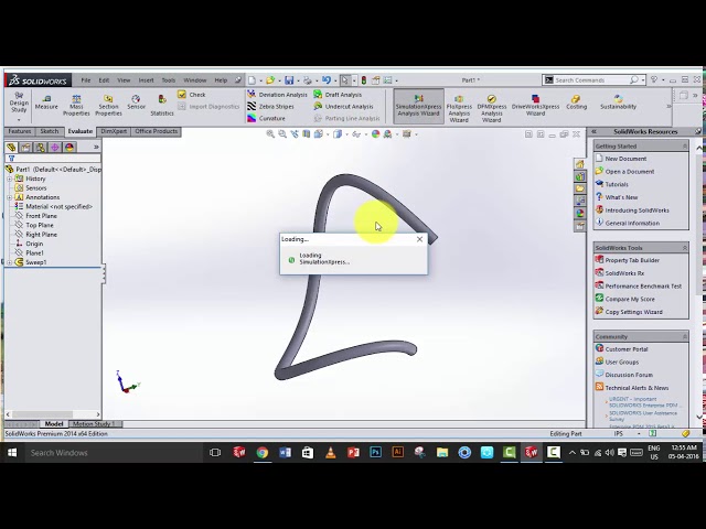 فیلم آموزشی: نحوه ساخت Spline سه بعدی در SolidWorks